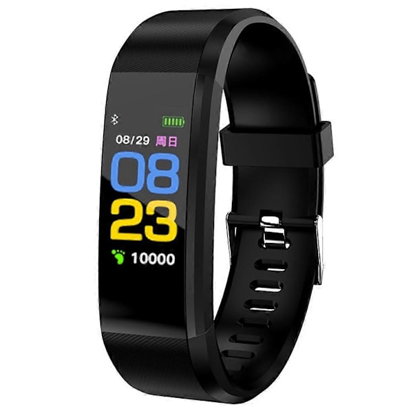 115Plus M5 Älyranneke Urheilupolkupyöräkello Fitness Juoksu Kävelyseuranta Sykkeenmittaus Älynauha iOS:lle ja Androidille blue