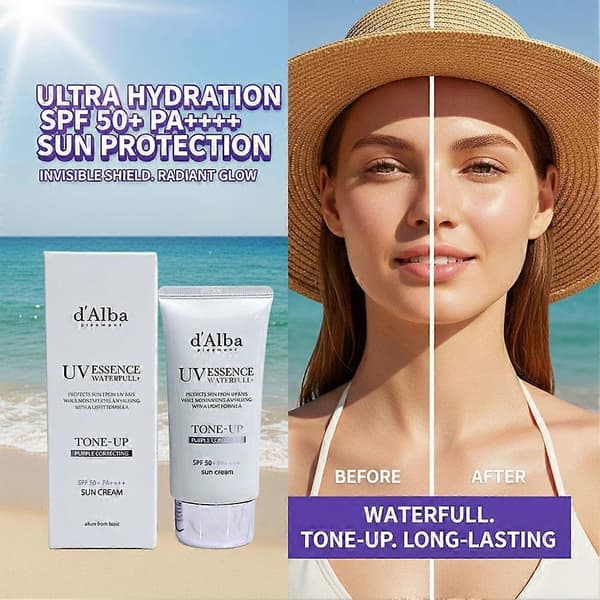 d'Alba Hydrating Sunscreen - SPF50+ PA++++ & Vit tryffel pink 50ml