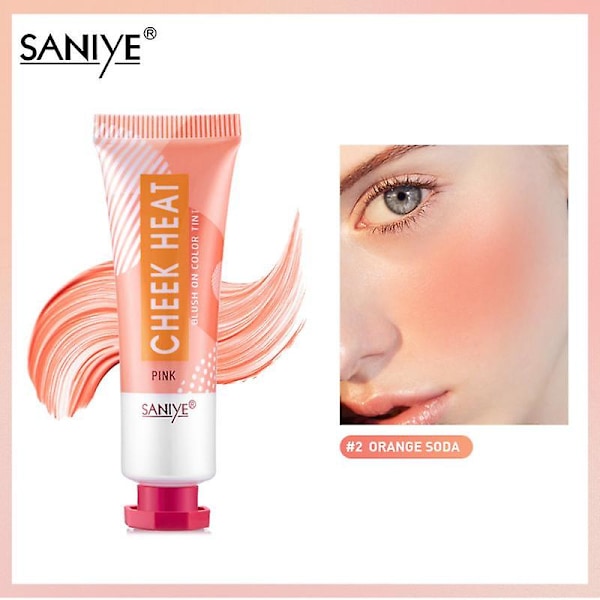 1 stk Blush Beauty Wand Multifunksjonell Sminkepenn Glitter Konturering Ansikt Shimmer Highlight Blush Flytende Kontur Applikator b02