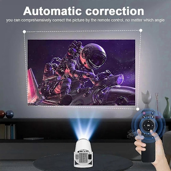 2025 Uusi 5G 4K Projektor Smart HD LED WiFi Bluetooth HDMI. USB Android Kotiteatteri-bbca