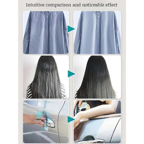 Hemkläder Rynkremover Bärbar Rynkremover Spray Kläder Luktborttagare NonIron Mjukgörare 1pc