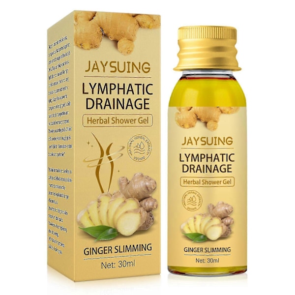 Jaysuing 30ml urtebasert ingefær dusjsåpe lymfedrenasje slanking forming fremme metabolisme -4188202245330
