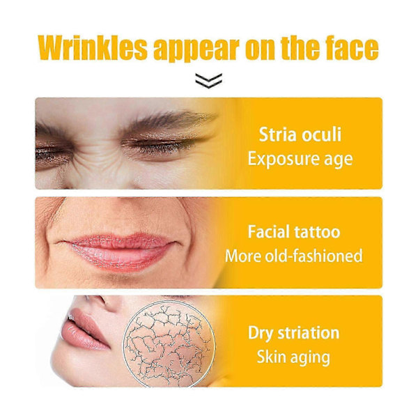 Jaysuing Collagen Smile Pattern Patch Ansiktsmunnhörnsmönster Stramande Hudvårdande Limbandage - 10 st