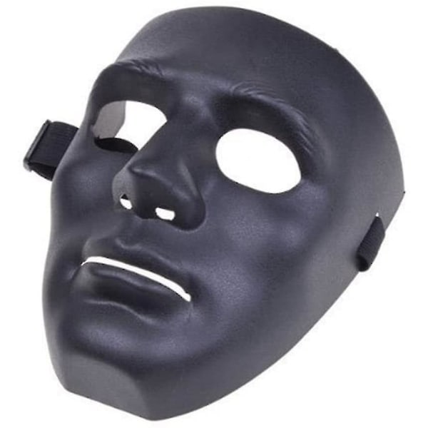 Hip-hop Dance Mask Mask För Halloween Masquerade Party - Svart