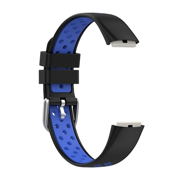Silicone Rem til Fitbit Luxe black blue