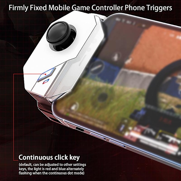 MB02 Gaming Trigger - Enknappsbrist, Automatisk Tryckskott, HID-Standardläge, Kontinuerligt Skott, Speljoystick, Spelkomponent