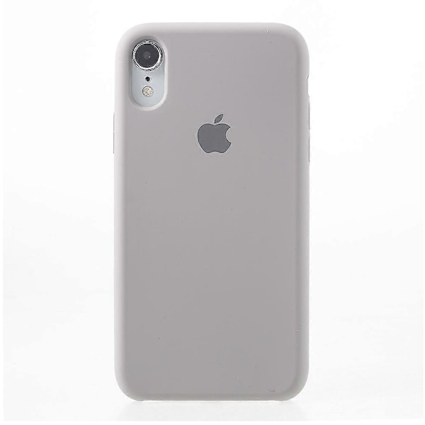 1:1 Skala Silky Solid Silikon Telefon Cover til iPhone XR 6,1 tommer style c