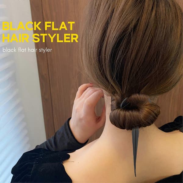 2 stk. Topsy Tail Hårstyler Hårfrisure Hår Twister Snare Loop Sort