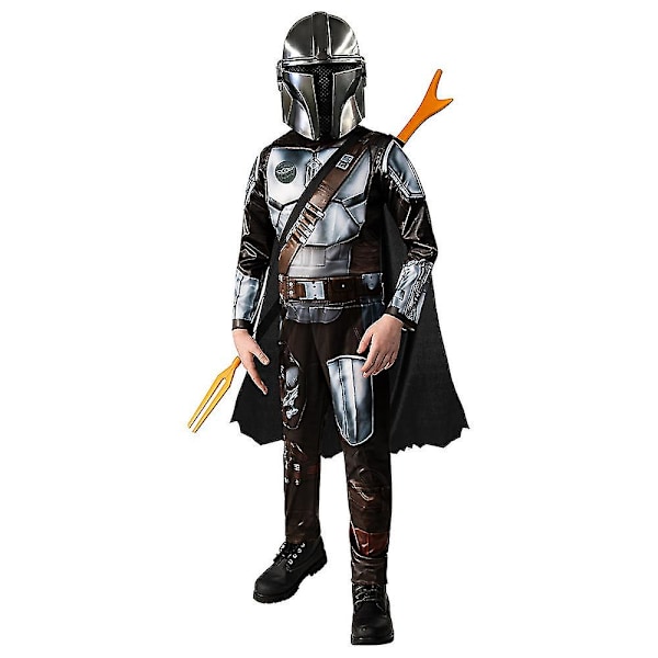 Galactic Bounty Hunter Mandalorian Children's Costume Halloween Party Performance Costume