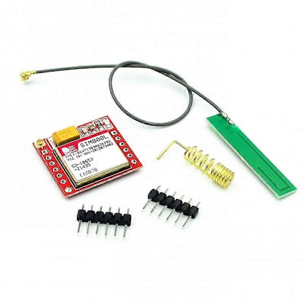 SIM800L GPRS GSM -moduuli Micro SIM -kortti Ydin Neljän taajuuden TTL-sarjaliitäntä Antenni with antenna