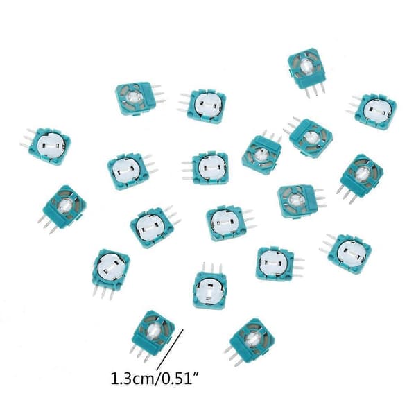 20-pack Joystick-potentiometer för PS4 3D Analog Sensor Joystick-knapp 3D Analog Joystick-sensor Ersättningsdel