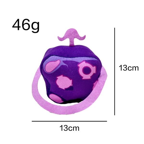 Gränsöverskridande ny Blox Fruits plysch djävulsfrukt plysch leksaksdocka purple surround See details