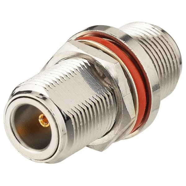 N Hon till N Hon Adapter Bulkhead Montering 50 Ohm Koaxial Koppling (2-pack) För 4g