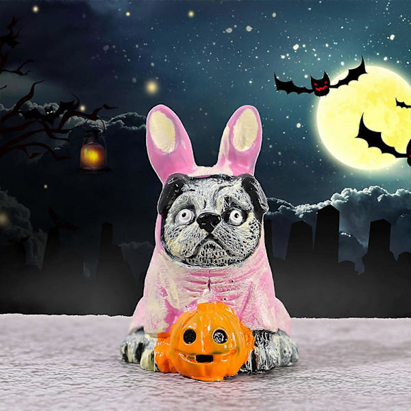Pelottavat Pinkit Puput Koiran Halloween Keittiötarvikkeet Mikro-Maisemat DIY Kristallikuula Tarvikkeet Hartsi Keittiötarvikkeet Flye2785