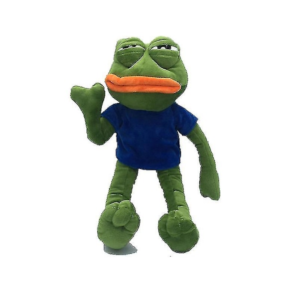 45cm Sjove Frø Plyslegetøj Magisk Udtryk Pepe Frø Trist Frø Samling Plys Fyldte Legetøj Julegave Fødselsdagsgaver Plys[HsSs] pink