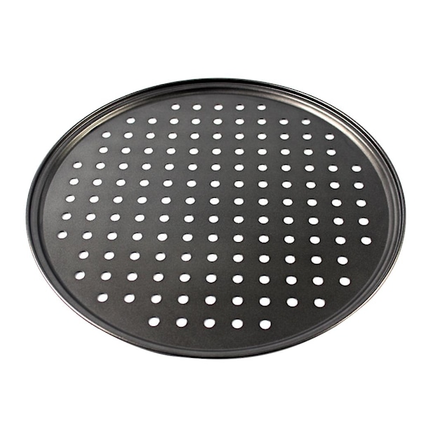 Perforated Pizza Tray Non-stick Crisper Pan Kitchen Baking Mesh Tray