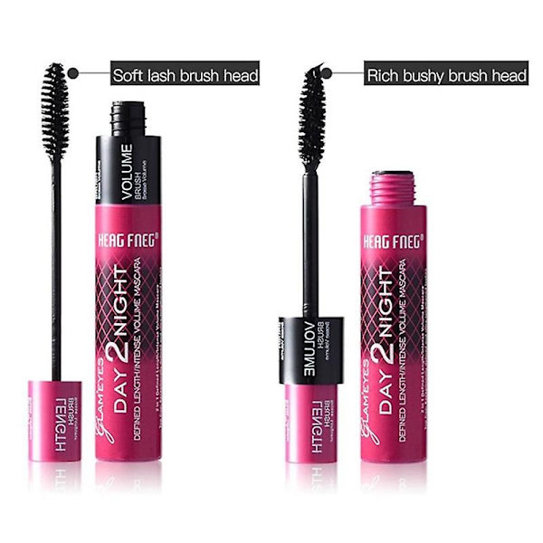 1 kpl kiharretut ripset Mascara Volumising Lengthening Water-proof And Smudge-proof Lash