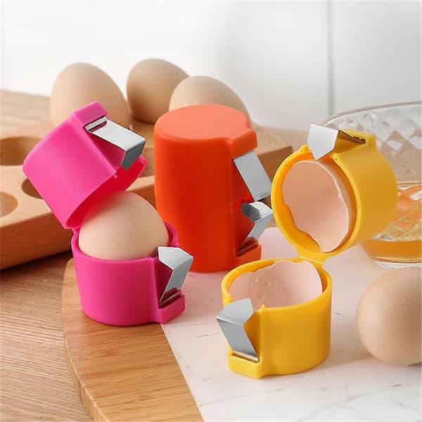 Centirides Eggoppner, Skalloppner for Hardkokte Egg, Eggeskallfjerner 3pcs