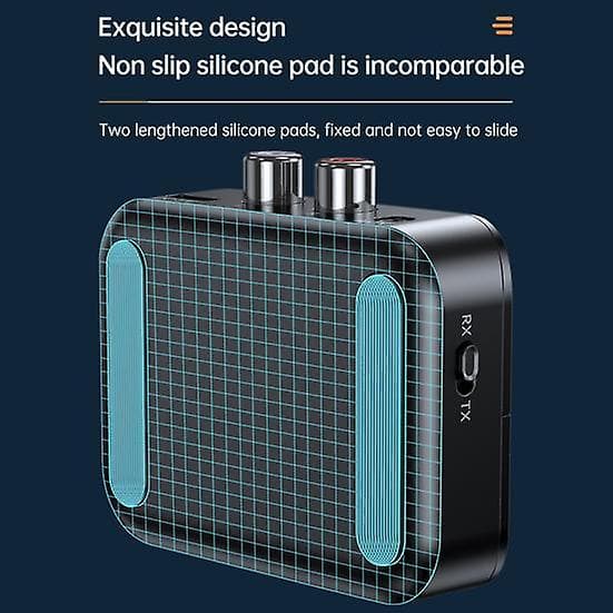 Kompakt Bluetooth-kompatibel adapter Trådløs bærbar håndfri samtale