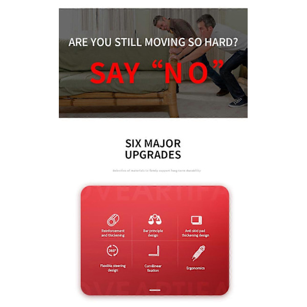 Sherum Mr. Hercules, Libiyi Mr. Hercules, Dotmalls Raskaiden Huonekalujen Nostin red set