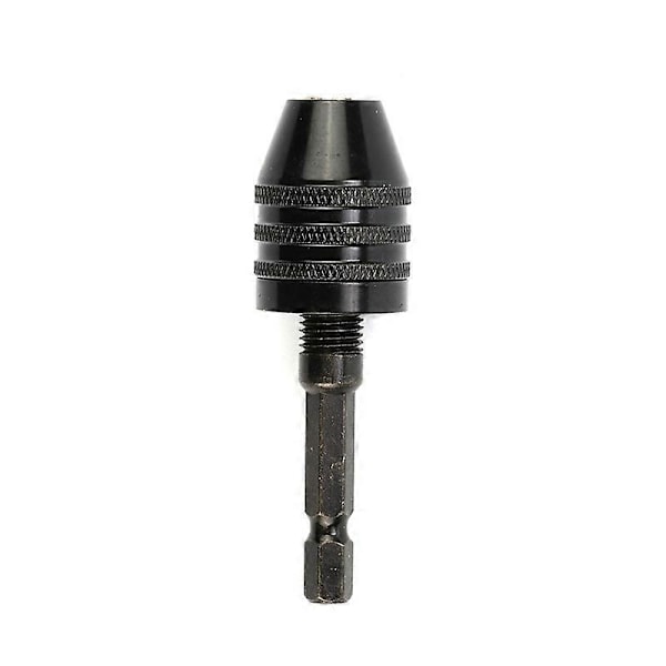 1 st 0,3-6,5 mm Hexborrchuck Nyckelös Skruvmejsel Slagmejsel Adapter Elektrisk Mikromotor Klämma Chuck Armatur Hex Skaft