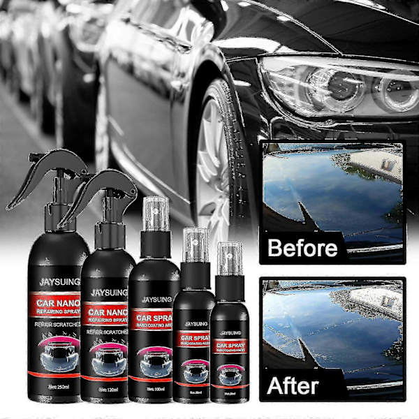 Jaysuing Beläggning Spray Bilglas Tätning Glasyr Ljus Antifouling Flytande Beläggning Medel Dammtät Bilunderhåll -4252985304130 50ml