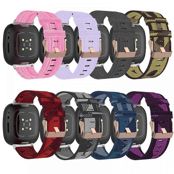 Pustende erstatningsrem for Fitbit Versa4 - Smartklokkearmbånd, bærbart pink