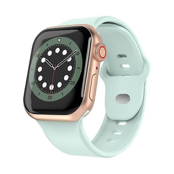 Silikoniranneke Apple Watchille 42mm 44mm 45mm 49mm 38mm 40mm 41mm 44 45mm rannekkeelle iwatch pine needle green