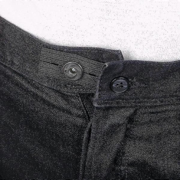 1/5 stk Knapp Midjeutvider Bukser Bukse Midjeutvider Elastisk Midjebånd Skjørt Jeans Knapputvider white 5pcs