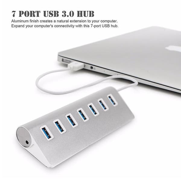 4/7 Porte Multi USB 3.0 HUB med Strømadapter til Xiaomi Macbook Pro Air Computer PC Laptop Tilbehør Adaptador USB 3.0 Hab