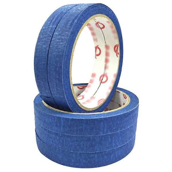 Professionell Maskeringstejp Rulle 30M 50/25/38mm Måleri Bil Auto Blå 15mm