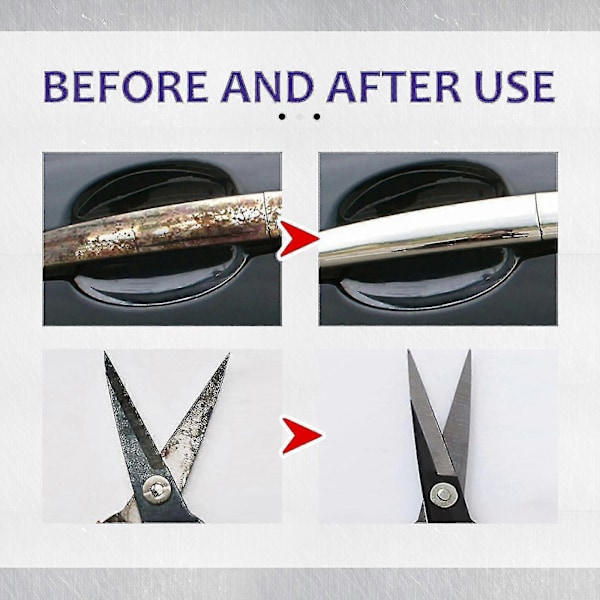Jaysuing Metal Rust Remover Monikäyttöinen Auton Pyörän Kiillotus Kunnostusaine Hana Ruostumaton Teräs Rust Remover BF 30ml 30ml -3485681212589