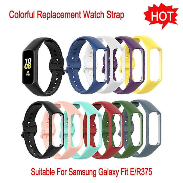 Fargerikt Utbyttbar Klokkerem For Samsung Galaxy Fit-e R375 Smartklokke Armbånd For Fit E Fitness 10 5pcs