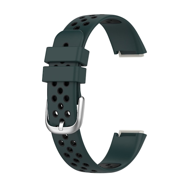 Silikonreim til Fitbit Luxe olive green black