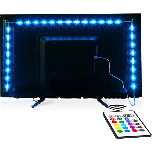 Tv LED-bakgrundsbelysning, förskurna 6,56 ft LED Strip-ljus för 40-60 tums tv
