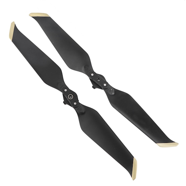 Hurtigutløsbare lavstøypropeller for DJI Mavic2 RC-droner - 8743F (svart gullkant)