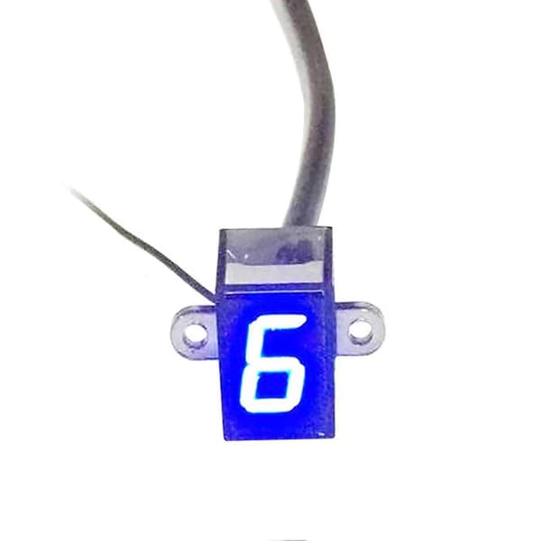 12v Universal Motorcykel Digital LED Gearindikator Gearskiftesensor Display