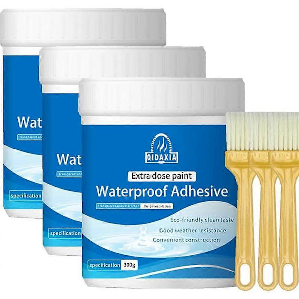 2024 Bad Transparent Vanntett Lim Vanntett Belegg Agent Langvarig Ny 3pcs