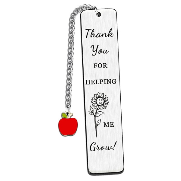Tack lärare bokmärke gåvor Lärarnas dag pension gåvor