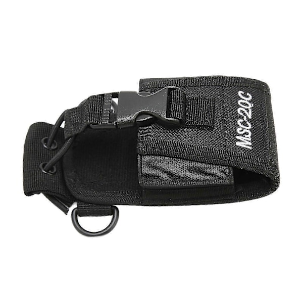 Walkie Talkie-hållare Lätt Bärbar Universal Nylon Radiofodral för 2-vägsradio MSC 20C