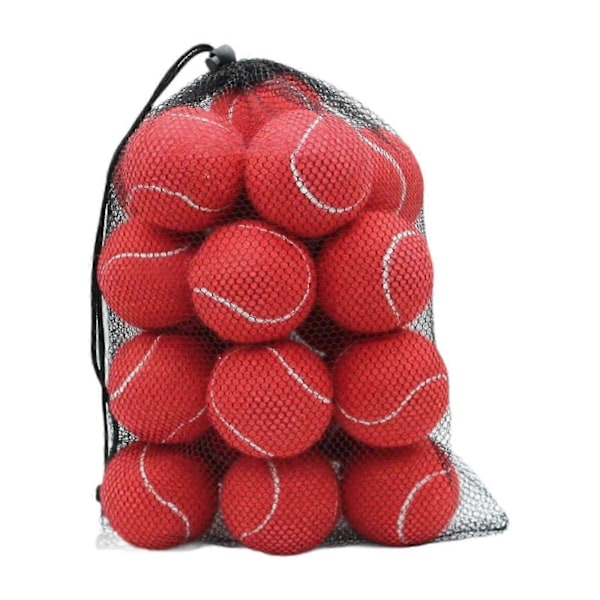 20 kpl Tennispallot Joustavat Pallot Harjoitus 6,4 cm Halkaisija Kulutusta Kestävät Harjoituspallot Ulkoiluurheiluun Tennisen harrastajille orange