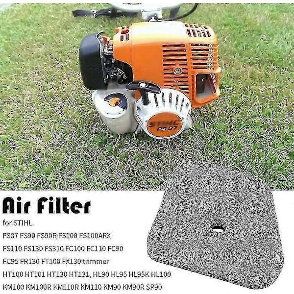 FS90r Ilmansuodattimet Stihl Fs87 Fs90 Fs90r Fs100 Fs110 Fs130 Fs310 Hl100 Hl90 Hl95 Ht101 Ht100 Ht13