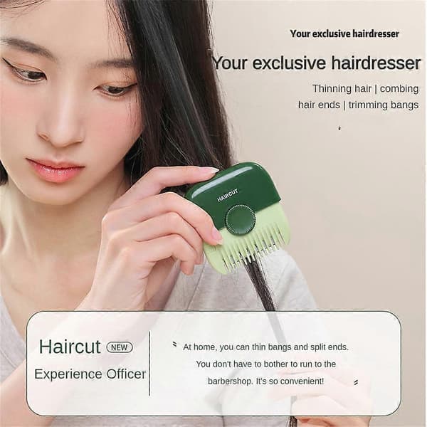 Trimpocket Hårtrimmer/Kam til Børn, Hårtrimmer til Spaltede Spidser gray