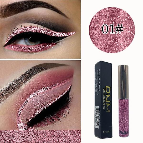 16 väriä nestemäinen eyeliner-kynä vedenpitävä nopeasti kuivuva silmänrajauskynä