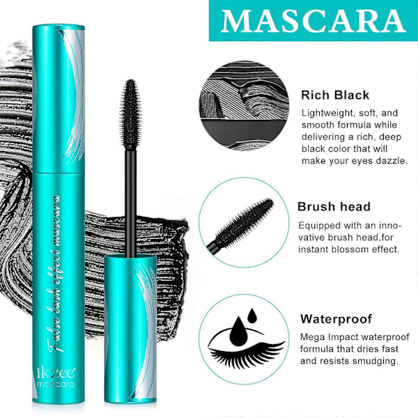 Mascara Liquid Lash Extensions Mascara, Gør Vipperne Tykkere og Slankere, Vandfast og Svedfast 1pcs