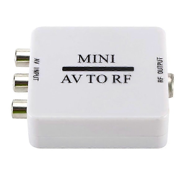 AV till RF-omvandlare med RF 67,25 MHz 61,25 MHz frekvens för TV VHS DVD