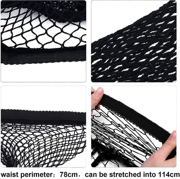 Fishnet Strømper Plus Size Sexy Fishnet Strømpebukser Strømper Fishnet Kryss Mesh Strømper For Kvinner (4 Par Svart)