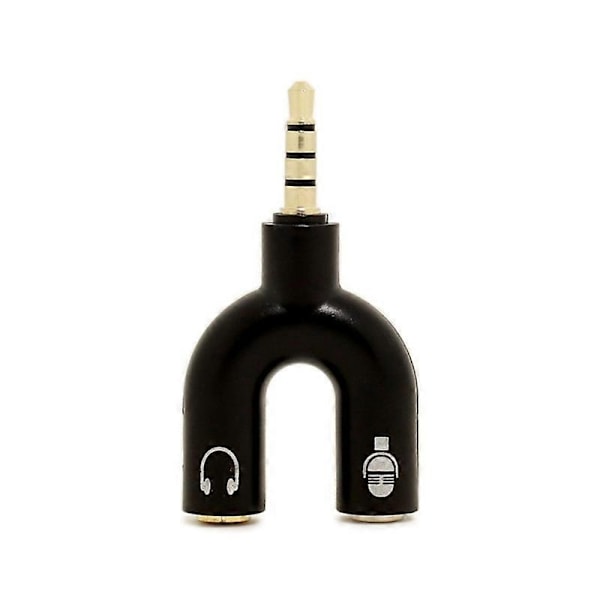 Y Dobbelt Audio 3.5 mm Splitter Kabel Adapter Praktisk Audio Linje 1 Til 2 AUX Kabel Høretelefon 3.5mm Adapter 1 Han Til 2 Hun red