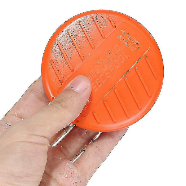 Kompatibel Ersättning för Black & Decker AF-100 Gräsgräsklippare Reservspole Kapselskydd med Fjäder för Trimmer Spole Verktyg ABS Material Stark och Hållbar 4 pieces