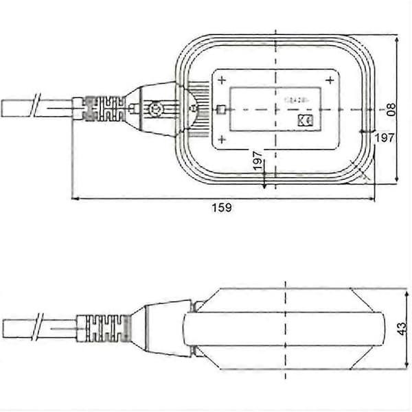 10m 250V 16A Flytesvips for nedsenkbar pumpe